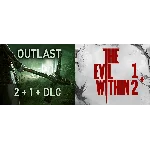 Outlast 2+1 +DLC + The Evil Within 1+2 (STEAM) Аккаунт