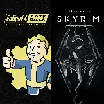Skyrim Anniversary Edition + Fallout 4 G.O.T.Y Xbox