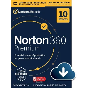 Norton 360 Premium  10 devices / 1 год (Global)