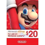 Nintendo eshop 20$ USA - без комиссии