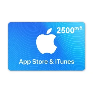 🍎 iTunes Gift Card (Россия) 2500