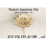 Цветок файлы для лазерной резки DXF SVG CDR EPS AI
