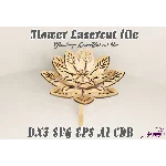Цветок файлы для лазерной резки DXF SVG CDR EPS AI