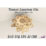 Цветок файлы для лазерной резки DXF SVG CDR EPS AI