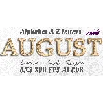 Многослойный алфавит буквы a-z,макет для лазерной резки