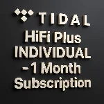 🎻TIDAL HiFi PLUS ИНДИВИДУАЛЬНЫЙ 1 МЕСЯЦ★ЛИЧНЫЙ АККАУНТ