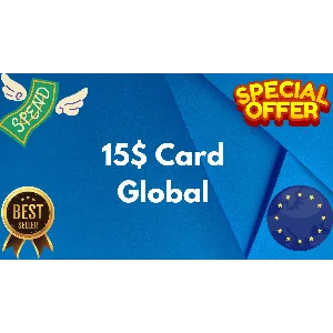 💵15$ CARD GLOBAL🌎All Services/Subscriptions/Others✅
