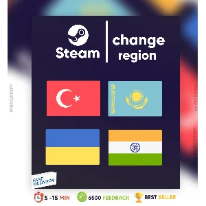 ✨СМЕНА РЕГИОНА СТИМ КАЗАХСТАН/ТУРЦИЯ/УКРАИНА(БЫСТРО)✔️