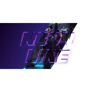 Современная неоновая надпись крутой светящийся эффект