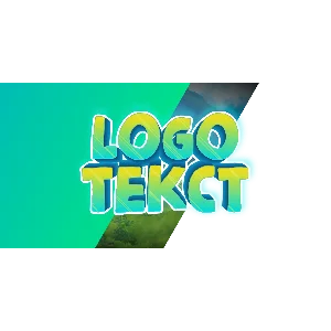 Красивый градиент 3Д текст кириллическим шрифтом