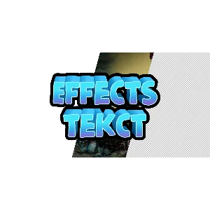 Прикольный объемный 3Д текст с градиент фоном для шапки