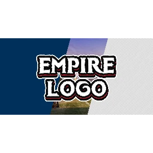 Надпись шрифт с красивым эффектом для шапки канала