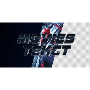 Крутой 3Д текст с кинематографичным эффектом для шапки