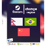 ✨СМЕНА РЕГИОНА СТИМ ЮЖНАЯ АЗИЯ/БРАЗИЛИЯ/КИТАЙ (БЫСТРО)
