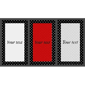 Шаблон 3 бизнес-карт клиенту, благодарение за покупку