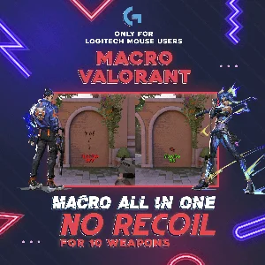 Valorant Macro No Recoil 10 в 1 | Мышь Logitech