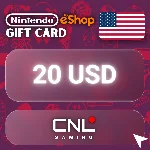 24/7 АВТО | Nintendo eShop 20 USD (подарочная карта)