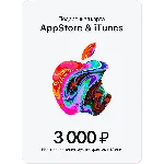 🧾Gift карта iTunes, AppStore, iCloud, Music на 3000руб