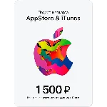 🧾Gift карта iTunes, AppStore, iCloud, Music на 1500руб