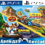 🎮Crash Bandicoot + CTR Nitro (PS4/PS5/RUS) Аренда🔰