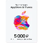 🧾Gift карта iTunes, AppStore, iCloud, Music на 5000руб