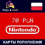 ✅Nintendo🔥Gift Card- 70 PLN 🇵🇱 (Польша) Без комиссии