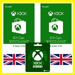⭐️ВСЕ КАРТЫ⭐🇬🇧Xbox Gift Card 5-100 GBP Великобритания