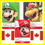 ⭐️ ВСЕ КАРТЫ⭐🇨🇦Nintendo eShop Gift Card 10-150 CAD