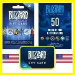 ⭐️ПОДАРОЧНЫЕ КАРТЫ⭐ 🇺🇸 Battle.net  5-500 USD США