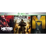 Gears of War 3 / Метро 2033 + Луч надежды  | XBOX 360