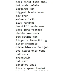 Ключевики по теме "adult" ENG 30000 слов