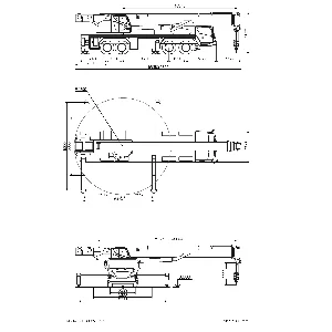 Чертеж крана ZOOMLION ZTC800V552 (динамический блок)