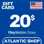 ⭐️Карта Пополнения PSN 20$ (USD) США