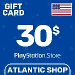 ⭐️Карта Пополнения PSN 30$ (USD) США