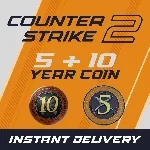 10 LEVEL STEAM | 5+10 YEARS TOKEN CS2 | GUARANTEED