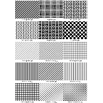 Растровые заливки для Фотошопа (штриховки)