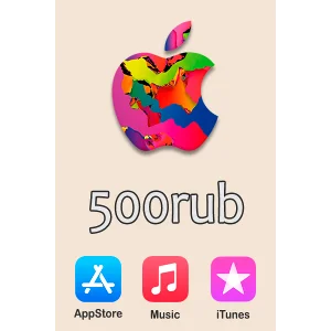 Подарочная карта iTunes Apple App Store 500 рублей РФ🎁