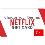 ⭐️ ВСЕ КАРТЫ⭐ 🇹🇷 Netflix 100 - 1000 TL - (Турция)  🔑