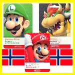 ⭐️ВСЕ КАРТЫ⭐🇳🇴Nintendo eShop Gift Card 250-2000 NOK