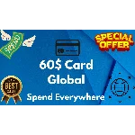💵60$ Card Global🌎All Services/Subscriptions/Others✅