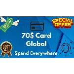 💵70$ Card Global🌎All Services/Subscriptions/Others✅