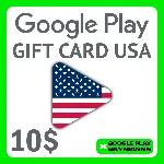 ✅Google Play Gift Card 10$ USD USA🇺🇸 АВТО ВЫДАЧА 24/7