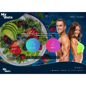 Диета - Лендинг для пассивного дохода