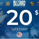 ✅ 20 USD Blizzard Gift Card [USA] (Official 🔑 KEY)