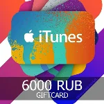 🍏Подарочная карта Apple iTunes 6000 рублей ( RU ) + 🎁