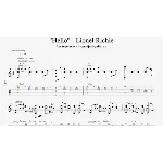 Lionel Richie - "Hello" (табы / ноты для гитары)