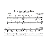 Love Changes Everything (Эндрю Ллойд Уэббер) для гитары