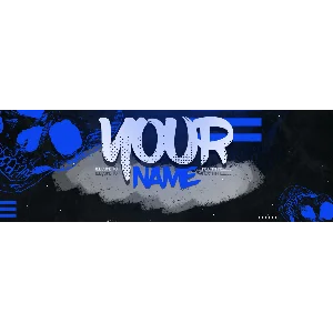 Psd-шаблон баннер (шапки) для Twitch Smile