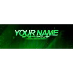 Psd-шаблон баннер (шапки) для Twitch Neon