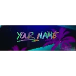 Psd-шаблон баннер (шапки) для Twitch Акварель